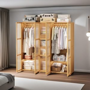 Solid Wood Storage Wardrobe